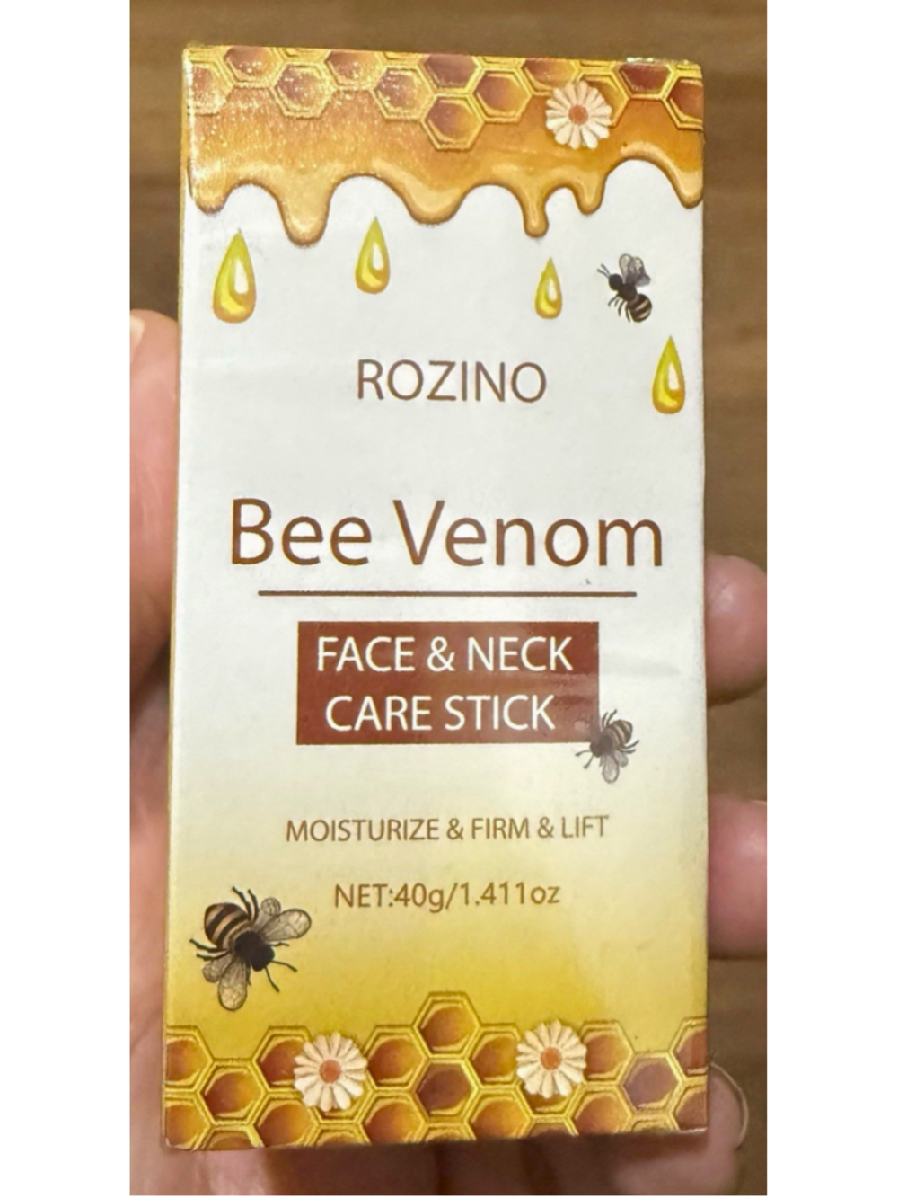 ROZINO Bee Venom Face & Neck Care Stick Firming Moisturizing 1.411oz C-169